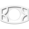 thumbnail image 1 of 10"W x 6 5/8"H x 4"ID x 5 1/4"C x 1"P Kailey Architectural Grade PVC Contemporary Ceiling Medallion, 1 of 11