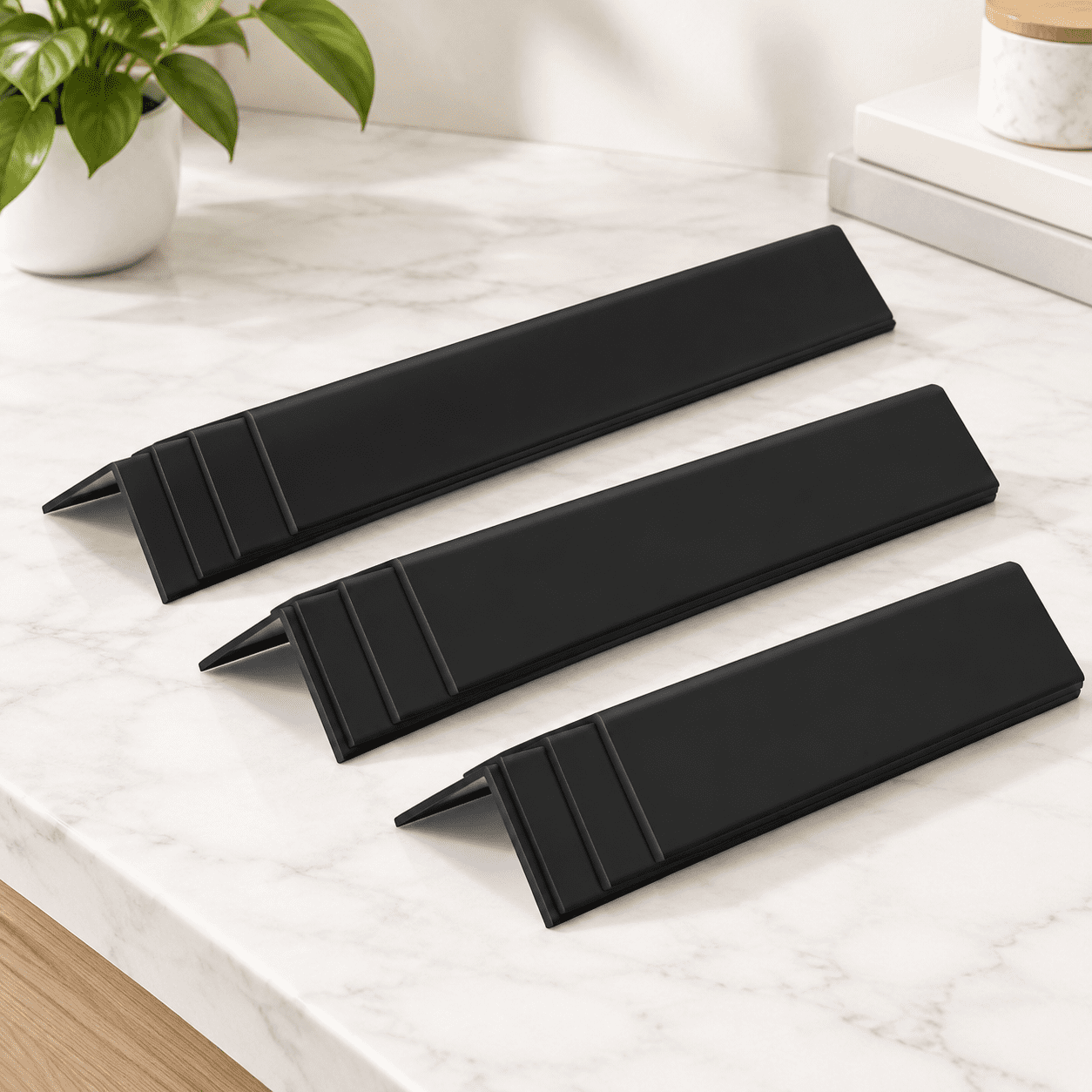 10 Wall Corner Guard 1-1/2 X 48 Inches Black Vinyl - Walmart.com