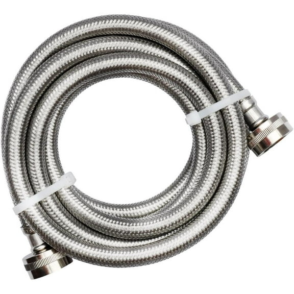 10' Washing Machine Connector Hose - Stainless Steel