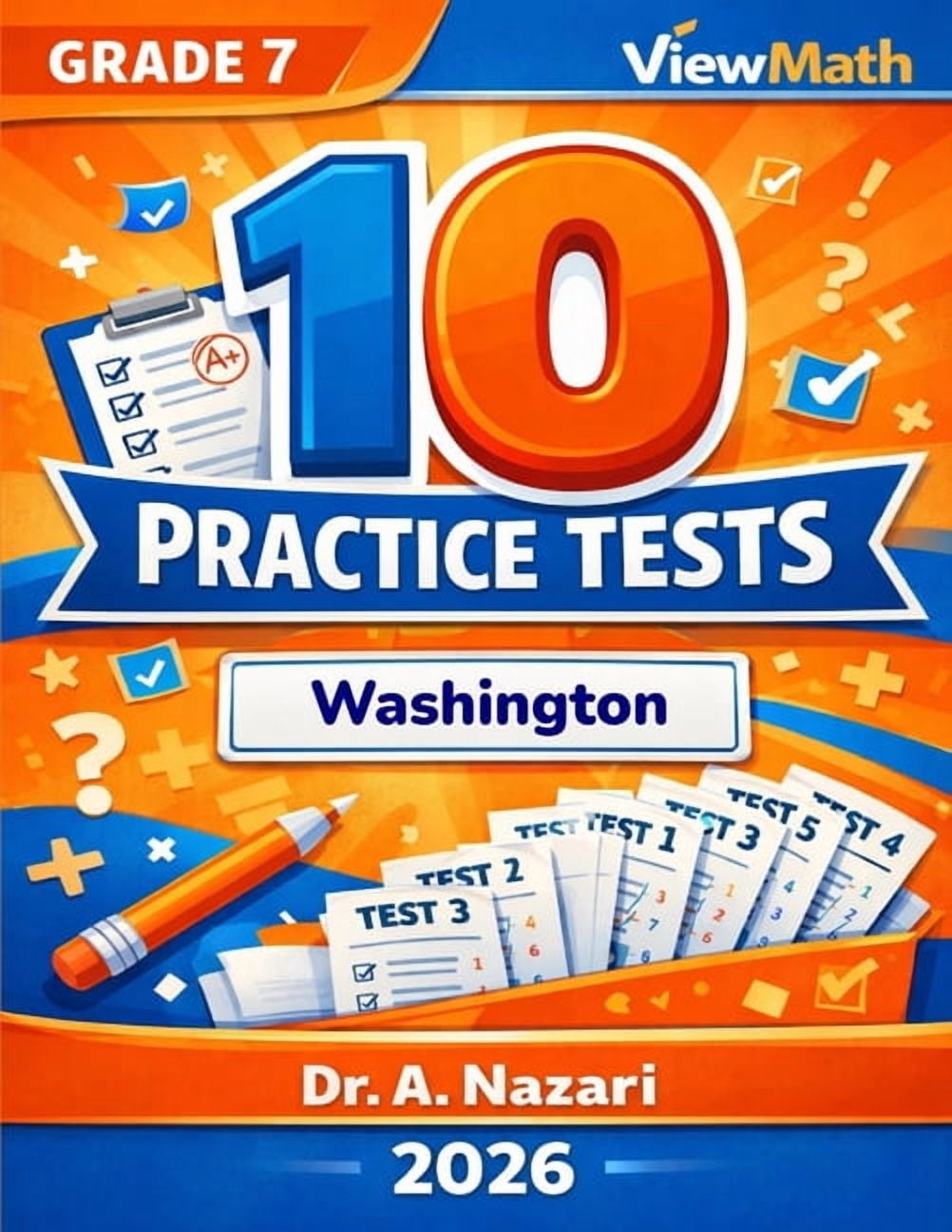 10 Washington SBA Grade 7 Math Practice Tests: The Ultimate Test Prep ...