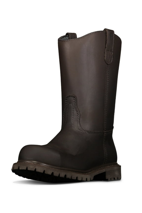 10” Wellington Steel Toe Work Boots for Men – Electrical Hazard – Oil and Slip Resistant 160