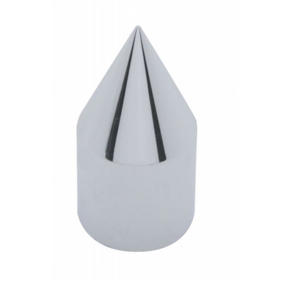 (10) Wheel Lugnut Chrome Plastic 33mm Push On Spike Nut Covers Caps