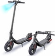 thumbnail image 1 of 10" Wheels Electric Scooters Front LED Lights 600W Motor 19 Mph Adjustable Folding Kick Scooter for Adults, 1 of 5