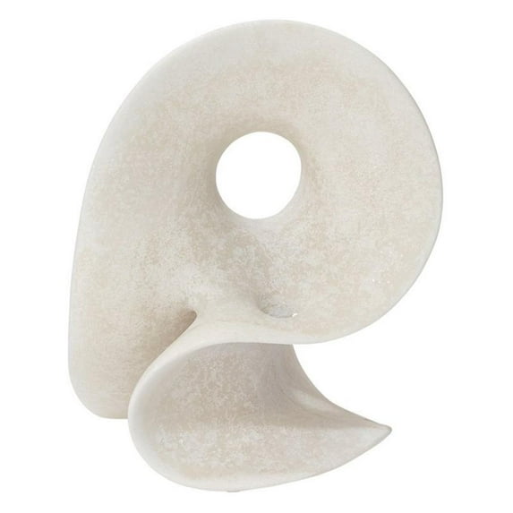 10" White Decorative Amorphous Small Object Table