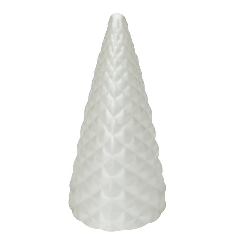 CCINEE 24cm Natural White Styrofoam Cone Style For Christmas Tree