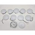 thumbnail image 1 of (10) White LED 4.5 inch Round Camper RV Trailer Dome Lights / Switch /Metal Base, 1 of 4