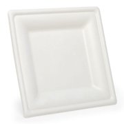 10 X 10 Eco-Friendly Square Fiber Plate by Paper Mart