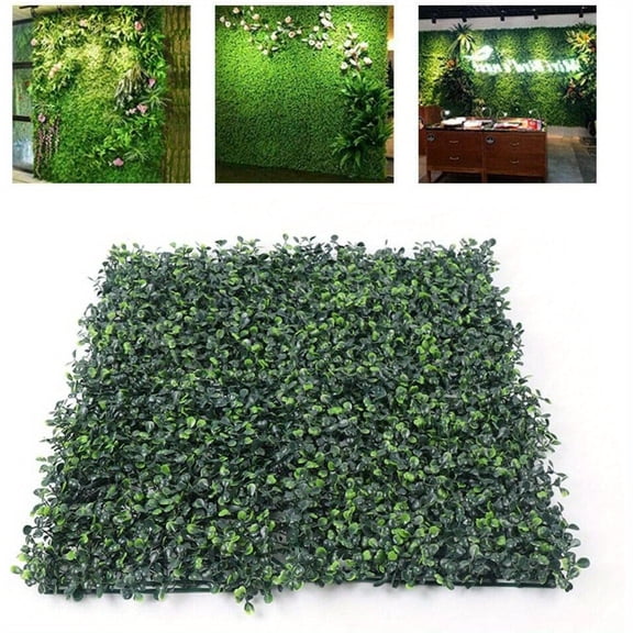 10 X 10in Artificial Boxwood Hedges, 48 PCS Topiary Panels with 3D Technology for Garden, Outdoor, Indoor, Fence and Backyard Decor