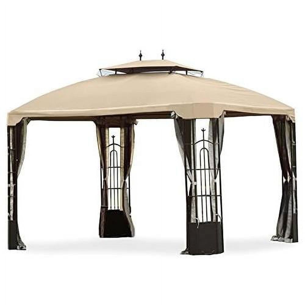 10 X 12 Bay Window Gazebo Replacement Canopy Top Cover Riplock 350