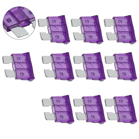 10 X 1Amp 1A 12V Automotive Car Truck Motorbike Blade Fuse Standard Ato/Atc