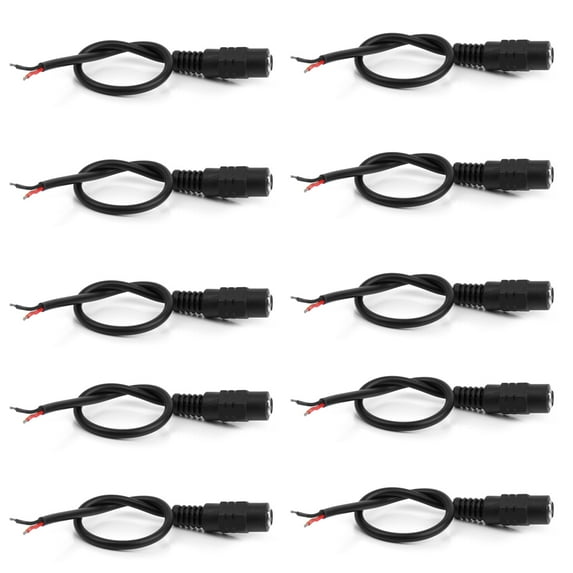 10 X 20cm DC Female Power Adapter Wire For Camera BNC Monitor