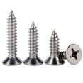 10 X 5/8" Wood Screws Flat Countersunk Head Sheet Metal Screws