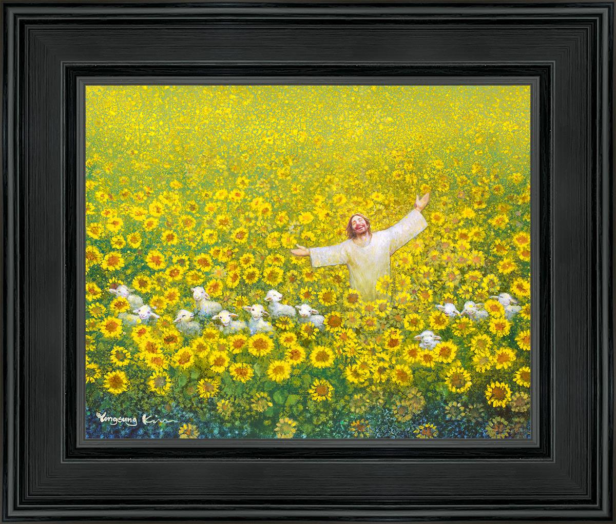 10 X 8 Be Glad and Rejoice by Yongsung Kim With blackwood Frame ...