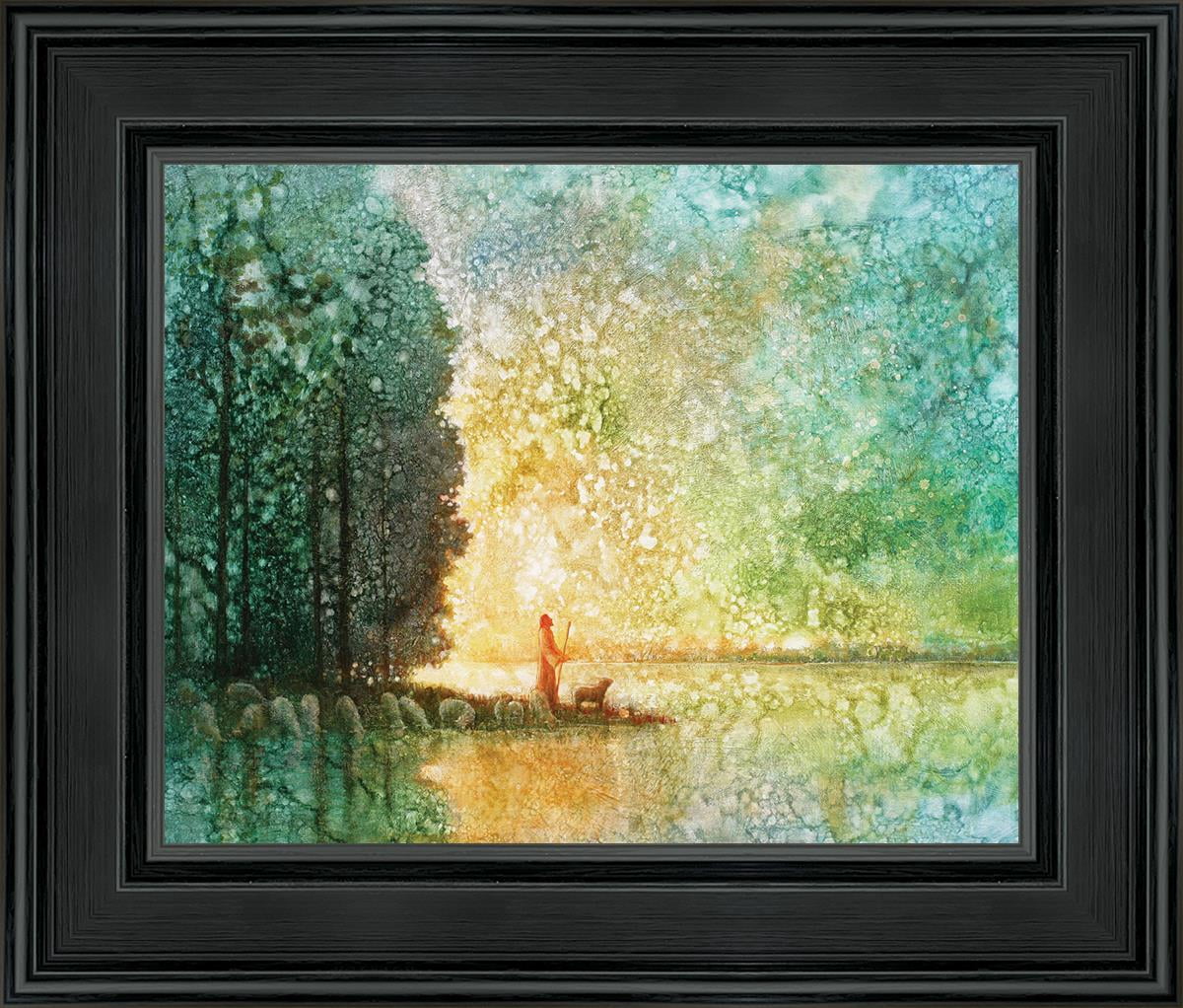 10 X 8 Beside Quiet Waters by Yongsung Kim With blackwood Frame ...