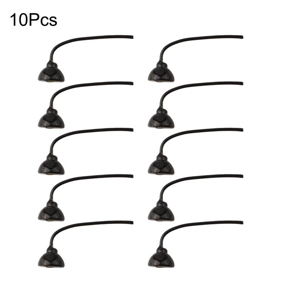 10 X Led Wall Lights Model Street Lamps Railway Lamp Posts Black Smile Home