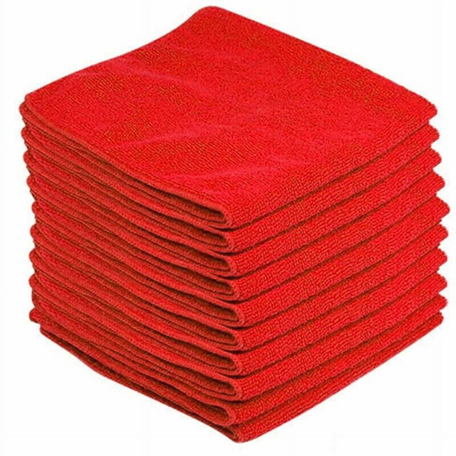 10 X Microfibre Cleaning Auto Car Detailing Soft Cloths Wash Towel Dust