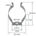 thumbnail image 1 of 10 X Narrow Base Tool Spring Terry Clips Heavy Duty Tool Storage Hangers 25Mm, 1 of 9