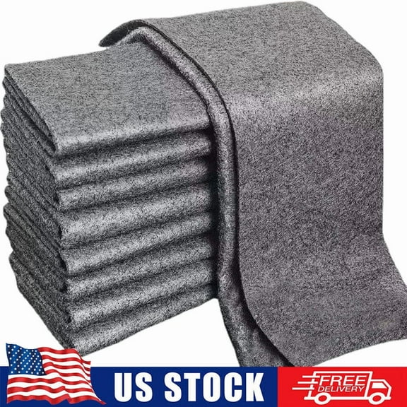 10 X Thickened Magic Cleaning Cloth Streak Free Microfiber Cleaning Rag Reusable