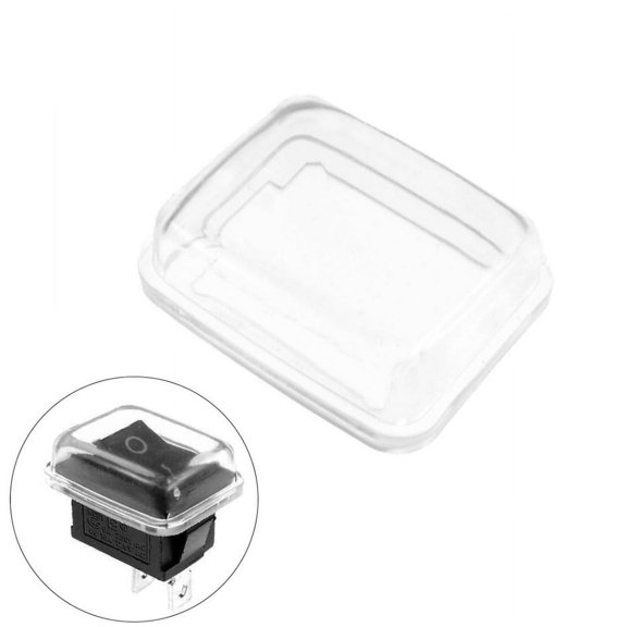 10 X Waterproof Transparent Rectangle Rocker Switch Cover YIWEI