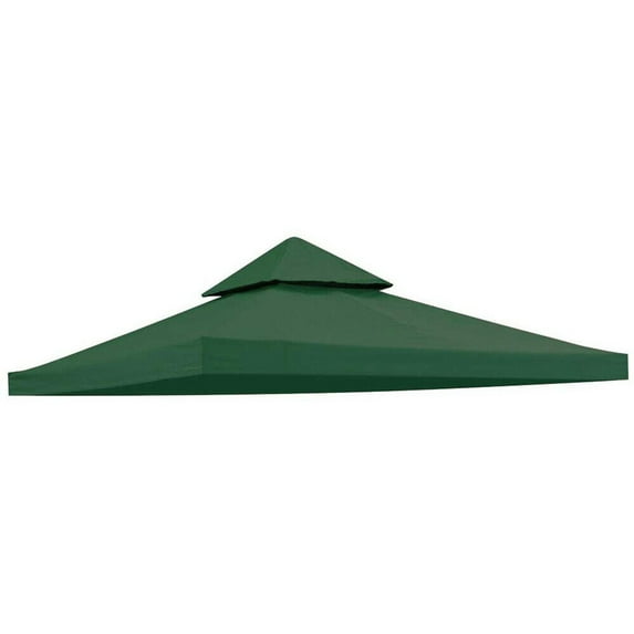 10'X10' UV30+ Gazebo Canopy Replacement Top Cover for Dual Tier Outdoor Patio Garden Tent