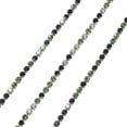 thumbnail image 1 of Uxcell 10 Yard Crystal Rhinestone Chain 0.08'' Width Close Claw Chain Trim Silver Bright Green Light Green White AB, 1 of 7