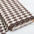 thumbnail image 1 of 10 Yard Cut Threadart Premium Cotton Quilting Fabric - Brown Check 3 - 44" Width - 100% Cotton - Quilting, Sewing, Crafts, 1 of 10