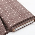 thumbnail image 1 of 10 Yard Cut Threadart Premium Cotton Quilting Fabric - Brown Dot 6 - 44" Width - 100% Cotton - Quilting, Sewing, Crafts, 1 of 10