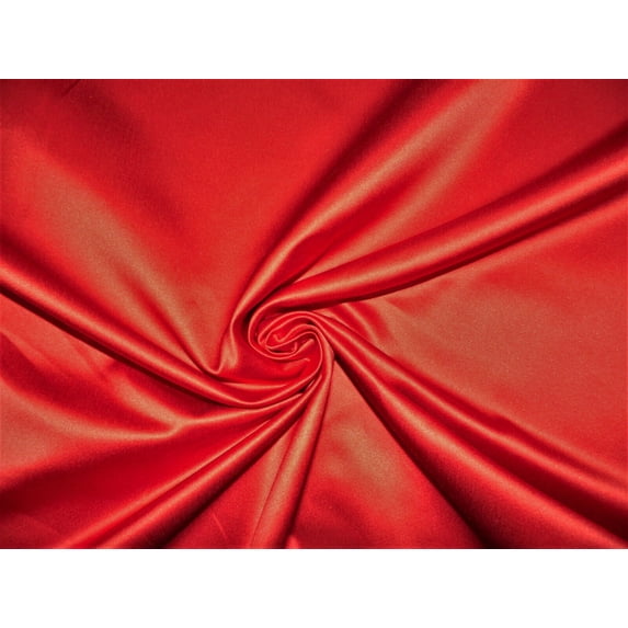 10 Yard Lot Heritage Fabrics Sateen Cotton Blend Fabric Emory Poppy Red Apparel FF57