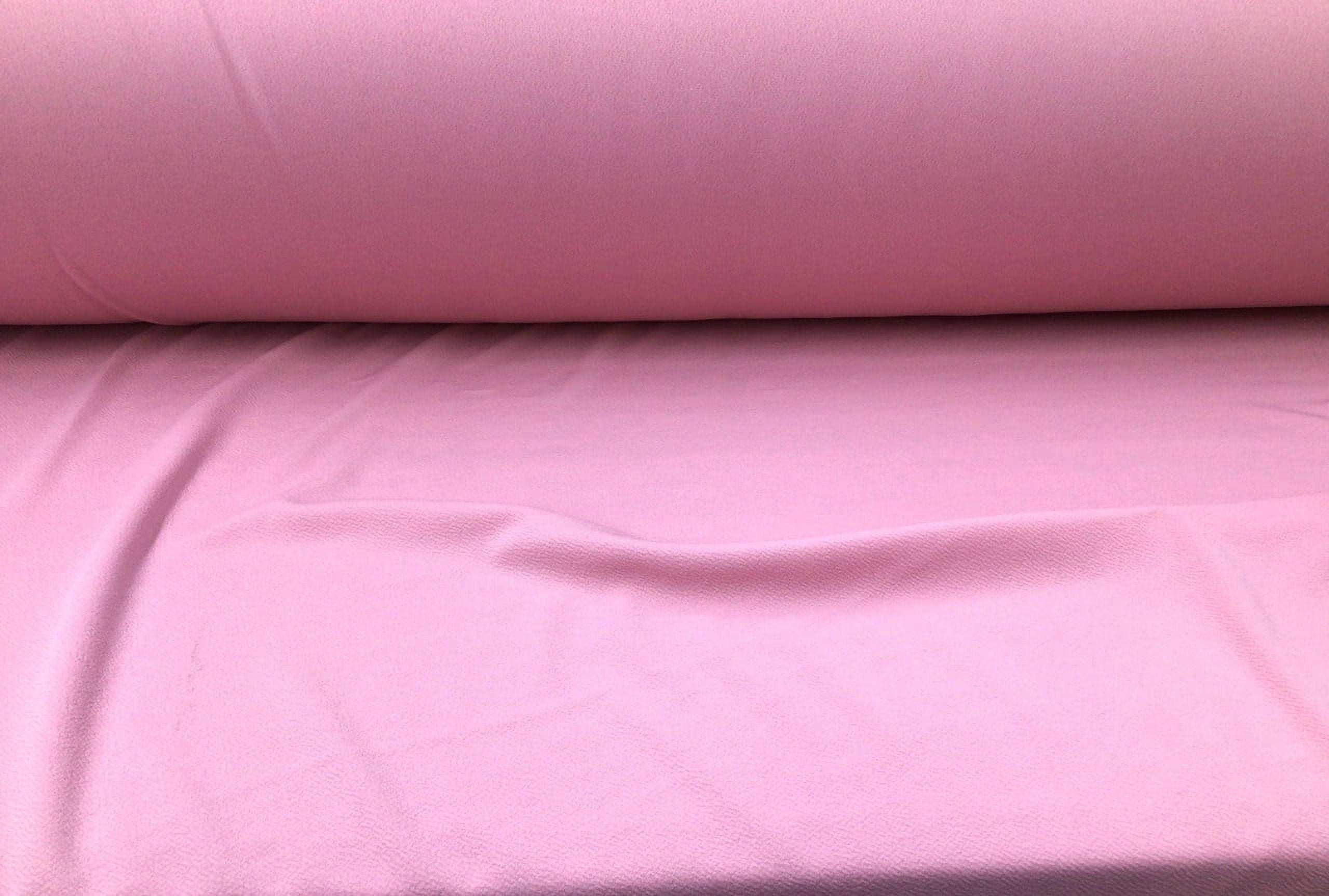 10 Yard Lot Liverpool Textured Fabric 4 way Stretch Scuba Rose Pink 1N34