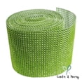 thumbnail image 1 of 10 Yards 30 ft 24 Row Diamond Rhinestone Mesh Ribbon Bling Wrap Roll Favor Decor, 1 of 2