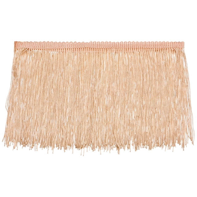 DÉCOPRO 4 (10cm) Long Solid Chainette Fringe Trim (Style# CF04) Pure