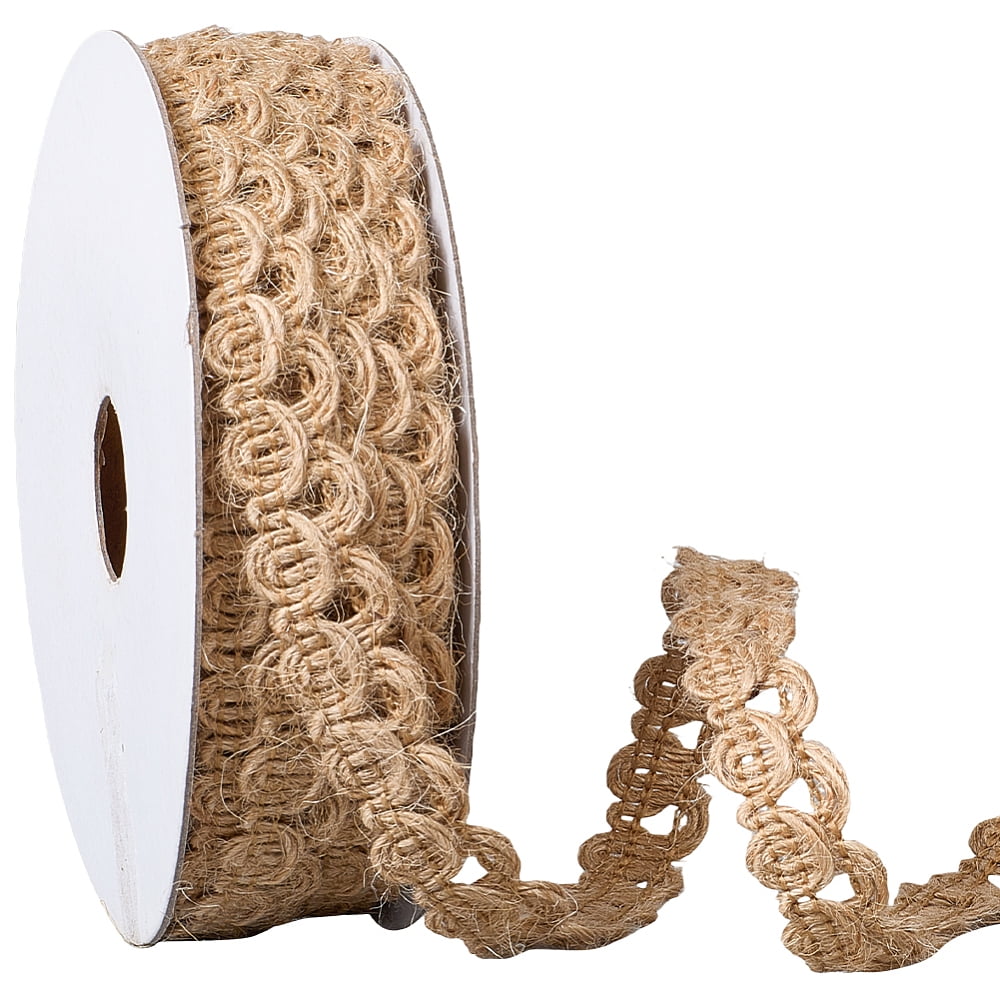 10 Yards Burlap Ribbon Jute Rope Woven Gimp Braid Ric Rac Lace Trim ...