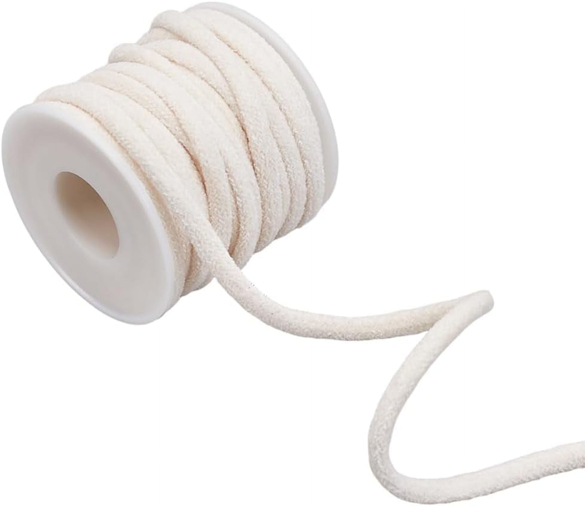 10 Yards Chenille Choker Cord Round Tubing Cord 6mm with Spool Soft ...