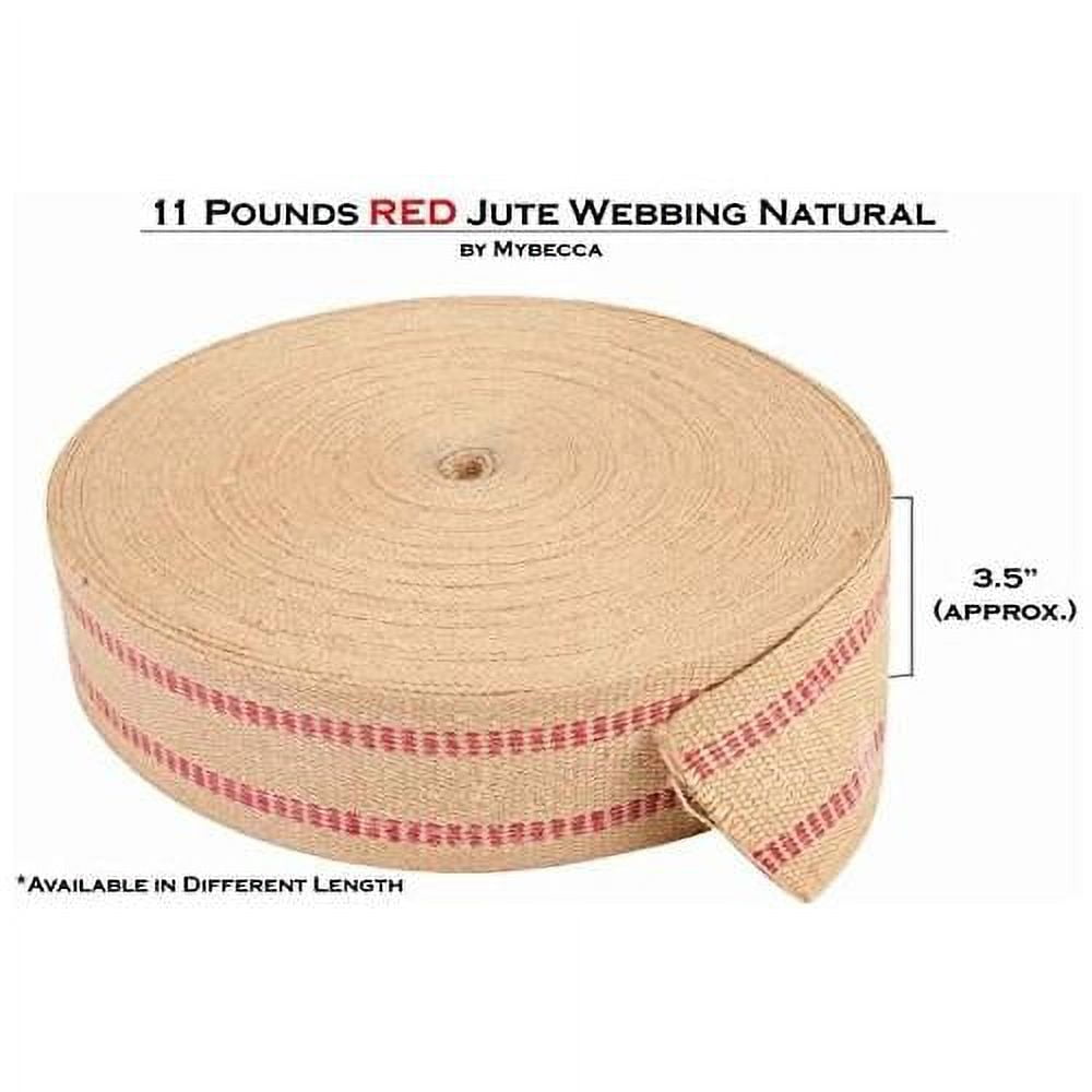 10 Yards Heavy Duty Red And Natural Burlap Upholstery bing