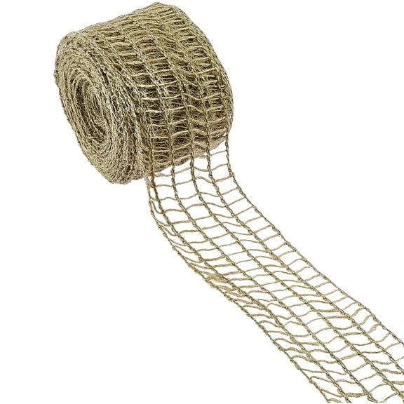10 Yards Moss Green Burlap Mesh Ribbon Retro Rustic Natural Jute Netting Linen Vintage Fabric Ribbons