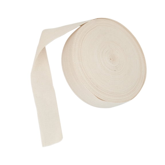 10 Yards Natural Cotton Twill Tape Rug Tufting Webbing Tape Herringbone Tape Cotton Twill Webbing Tape for Rug Making