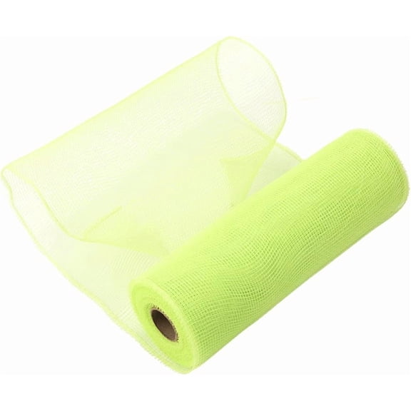 10 Yards Plastic Wrapping Mesh Paper Bouquet Packaging Net Yarn Green Yellow 260x0.5mm creative