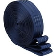 thumbnail image 1 of 10 Yards Polyester Anti Slip Grosgrain Ribbon 1Inch Wide Dark Blue Grosgrain Ribbon with Silicone Gripper for Garment Sewing Project Dark Slate Blue, 1 of 9