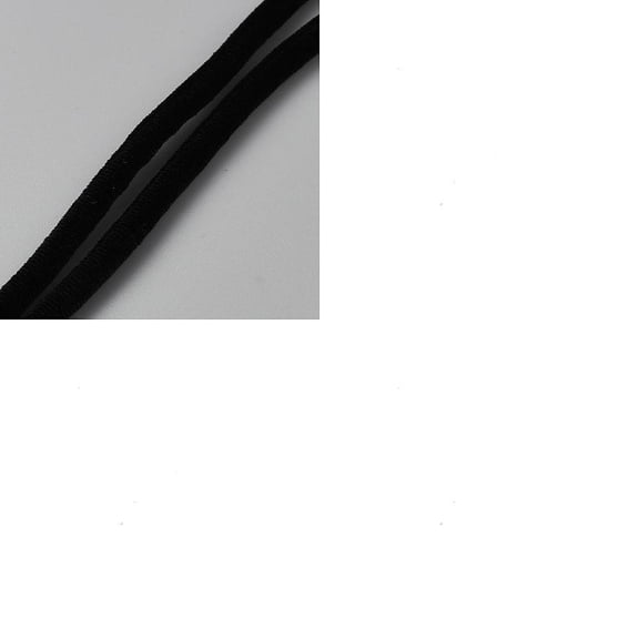 10 Yards Polyester Cords Soft Drawstring Replacement Rope for Sweatpants Shorts Pants Jackets Coats Black 6mm