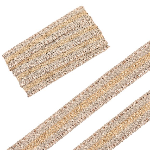 10 Yards Polyester Ribbon Garment Accessories Light Grey 36mm