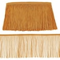 thumbnail image 1 of 10 Yards Polyester Tassel Lace Ribbon Fringe Lace Trim Macrame Ribbon Goldenrod 5-3/4 inch(145mm), 1 of 9