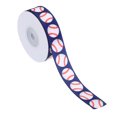 thumbnail image 1 of 10 Yards Ribbon for Gift Wrapping, 22mm Baseball Ribbons for Crafts Wedding Decoration Gifts, Blue, 1 of 5
