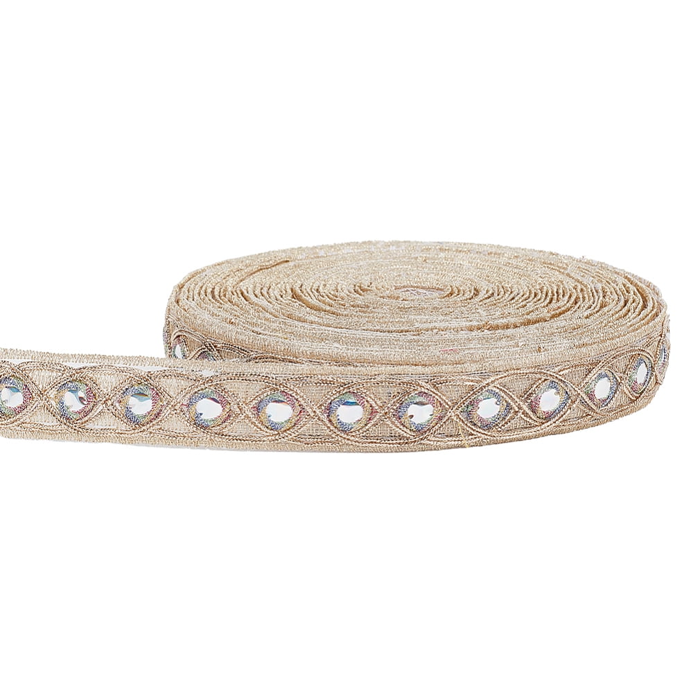 10 Yards Round Shiny Mirror Lace Braid Lace Trim Mirror Braid Trim 1 ...