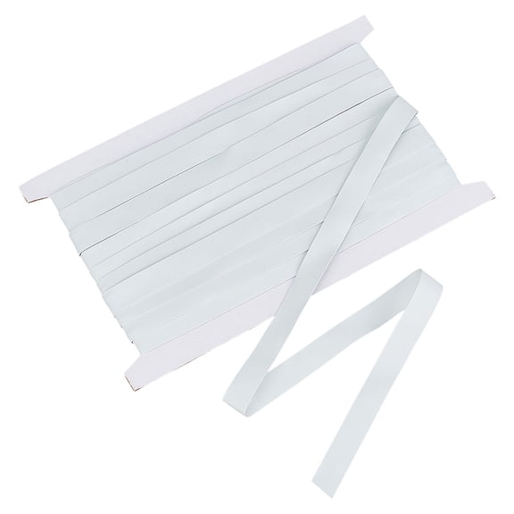 10 Yards Rubber Elastic Cord Swimwear Accessories Flat with 1Pc Thread Bobbins White 1/2 inch(12mm)