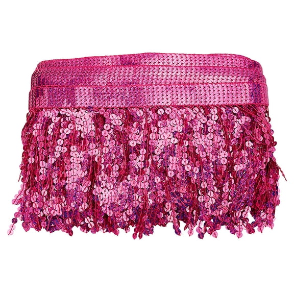 10 Yards Sequins Fringe Trim 6 Inch Deep Pink Sequin Tassels Sewing Trim Sequin Chainette Tassel Fringe Trim