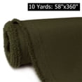 thumbnail image 1 of 10 Yards Waterproof Canvas Fabric 600D Home Decor Fabric 58" Width UV Heat Resistant Heavy Duty Marine Fabric by the Yard， Army Green, 1 of 6