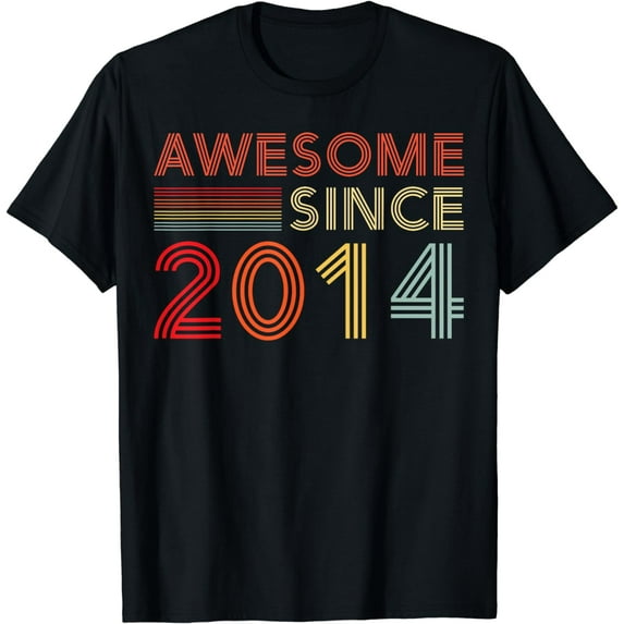 10 Year Old BDay Decorations Son Boy 10yr 2014 10th Birthday T-Shirt