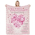 thumbnail image 1 of 10 Year Old Girl Gift Ideas, Gifts For 10 Year Old Girl, 10th Birthday Decorations For Girl, 10 Year Old Girl Birthday Gifts, Children's Day Gifts, 10th Birthday Throw Blanket For Girls(60"x80"), 1 of 1