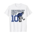 thumbnail image 1 of 10 Year Old Ice Hockey Goalie Themed Birthday 10th Boy Gift T-Shirt, 1 of 5