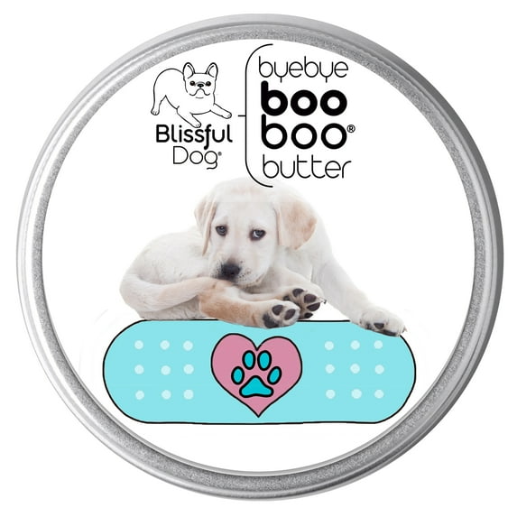 The Blissful Dog® Boo Boo Butter I All-Purpose Balm for Scratches, Scrapes and Skin Irritations I All Natural I Veterinarian Recommended I 16-Ounce Tin